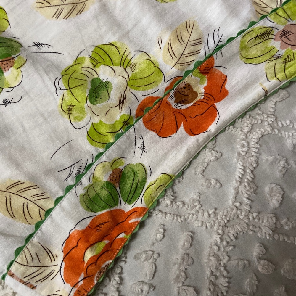 Liz Claiborne vintage linen/cotton floral skirt - Picture 5 of 7